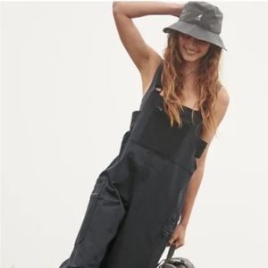 Free People Movement Wade On Overall Utility Jumpsuit XS